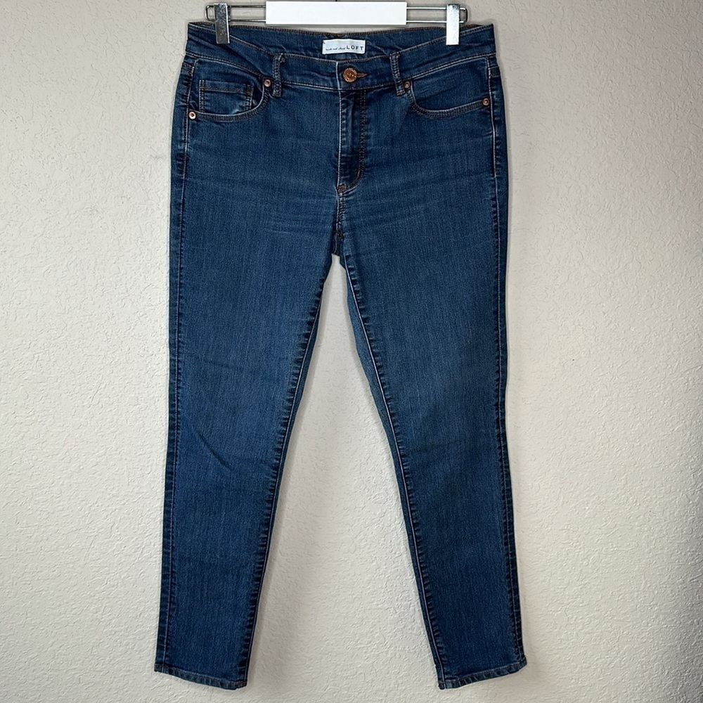 LOFT Women's Modern Skinny Jeans Size 28/6 Blue‎